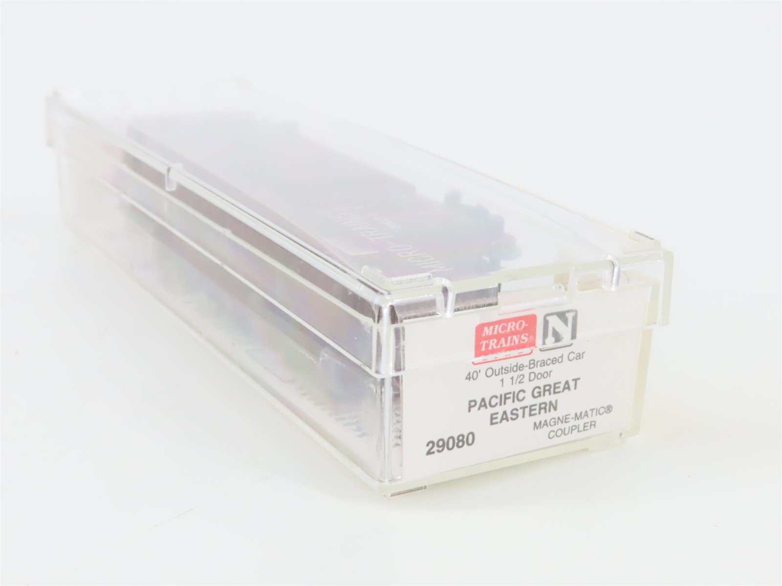 N Scale Micro-Trains 29080 PGE Pacific Great Eastern 40' Box Car 4101 RTR