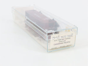 N Scale Micro-Trains 55150 CP Canadian Pacific 33' 2-Bay Hopper 354032 RTR