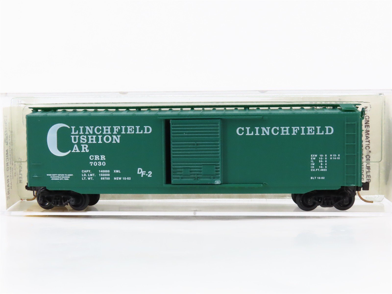 N Scale Micro-Trains 31090 CRR Clinchfield 50' Box Car 7030 RTR