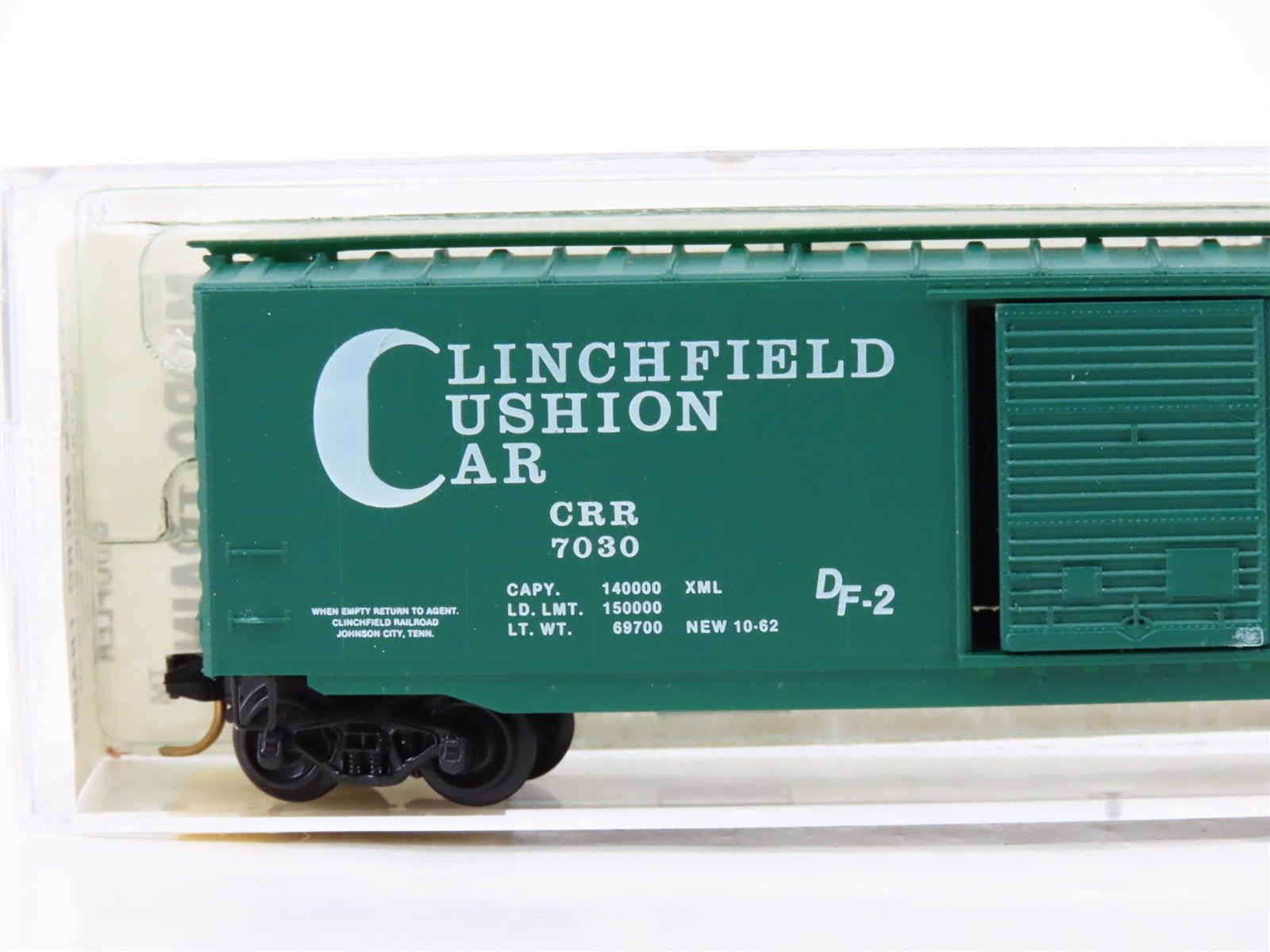 N Scale Micro-Trains 31090 CRR Clinchfield 50' Box Car 7030 RTR
