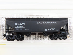 N Scale Micro-Trains 55130 Delaware, Lackawanna & Western 33' 2-Bay Hopper RTR