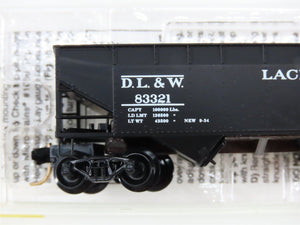 N Scale Micro-Trains 55130 Delaware, Lackawanna & Western 33' 2-Bay Hopper RTR