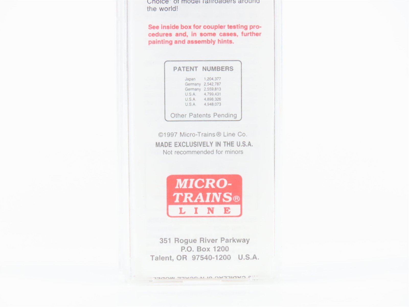 N Scale Micro-Trains 39080 ACL Atlantic Coast Line 40' Box Car 46683 RTR