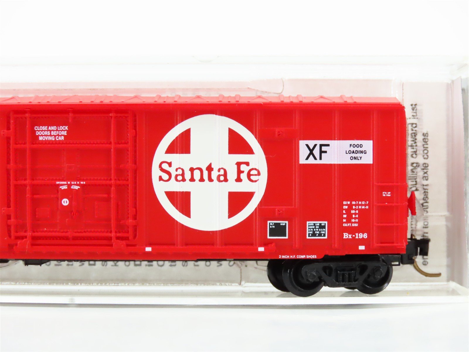 N Scale Micro-Trains 27250 ATSF Santa Fe 50' Box Car 152321 RTR