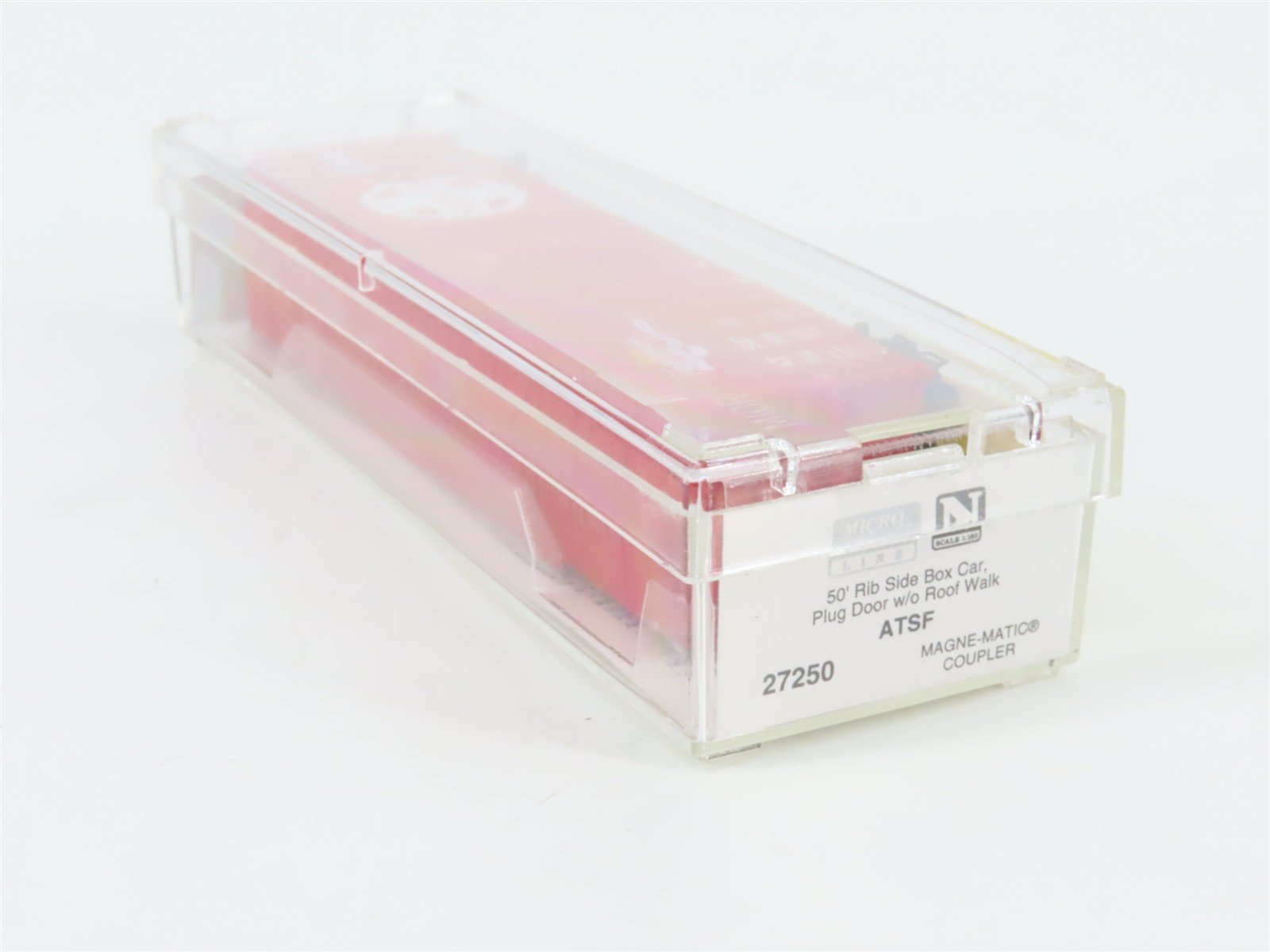 N Scale Micro-Trains 27250 ATSF Santa Fe 50' Box Car 152321 RTR