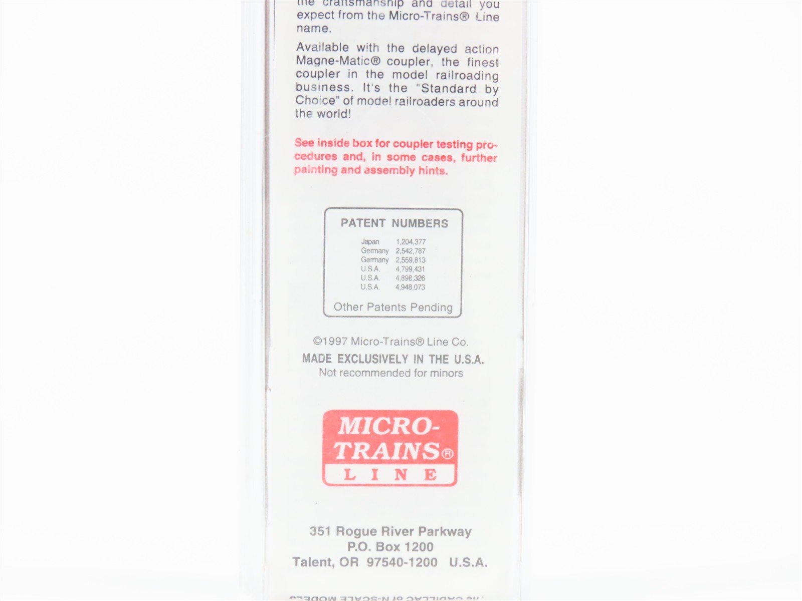 N Scale Micro-Trains 78060 ATSF Santa Fe 50' Auto Box Car 9870 RTR