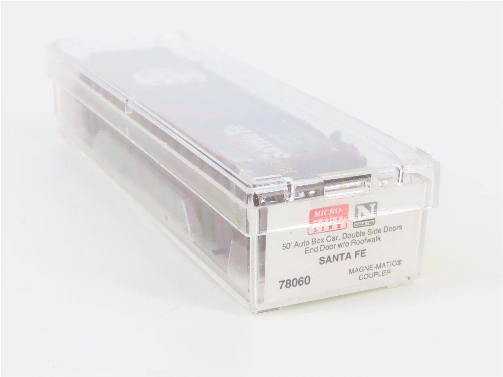 N Scale Micro-Trains 78060 ATSF Santa Fe 50' Auto Box Car 9870 RTR