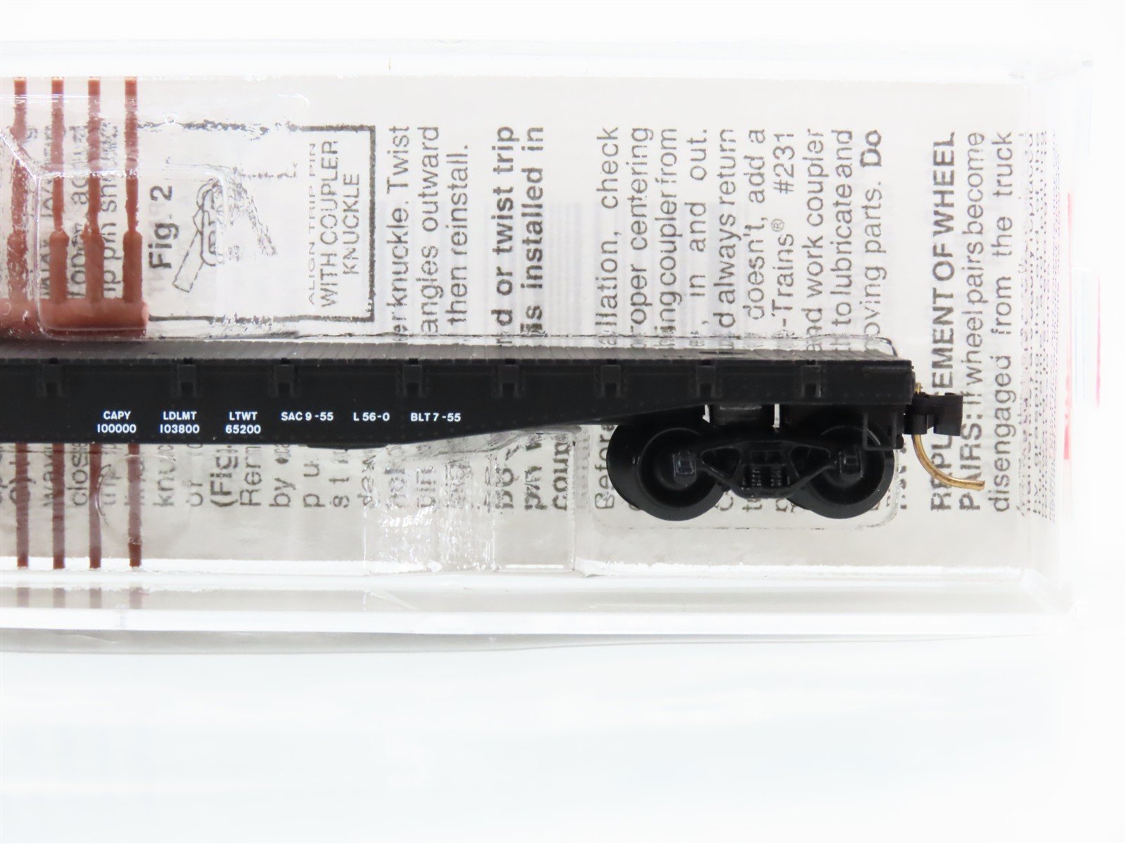 N Scale Micro-Trains 45230 WP Western Pacific 50' Flat Car 1908 RTR