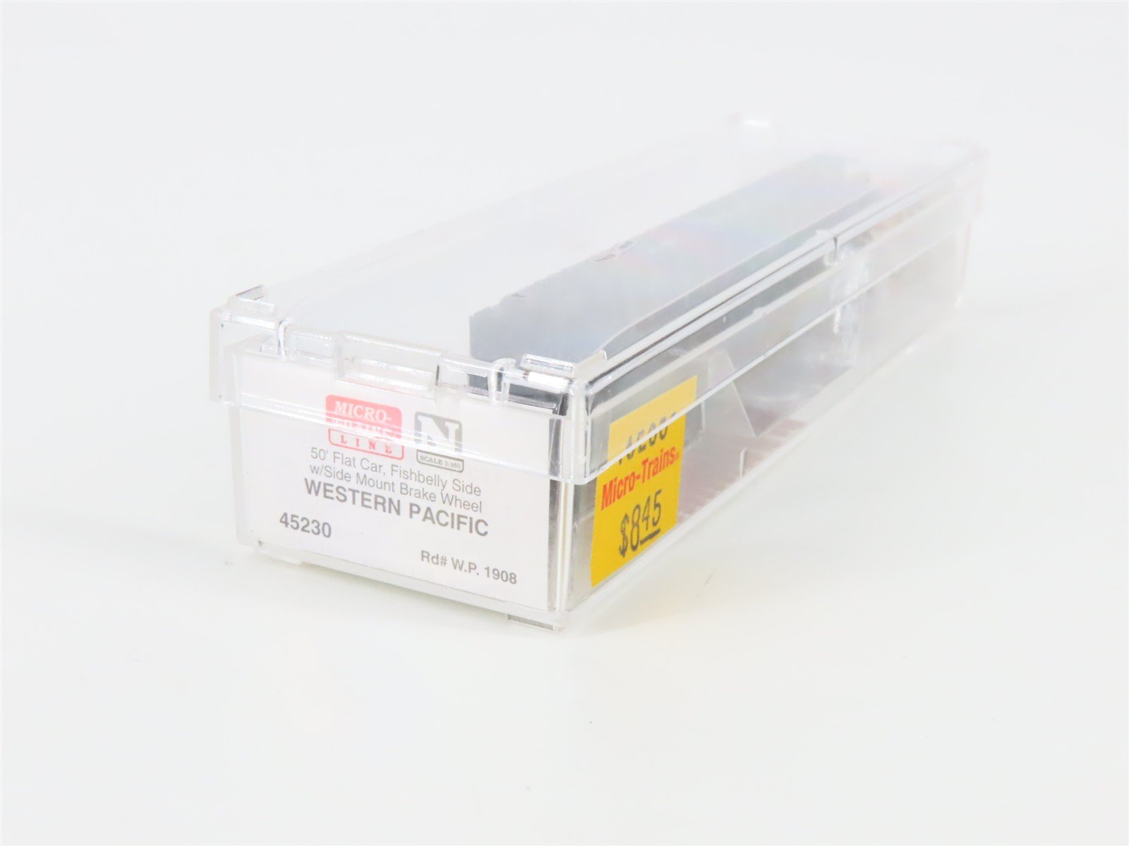 N Scale Micro-Trains 45230 WP Western Pacific 50' Flat Car 1908 RTR