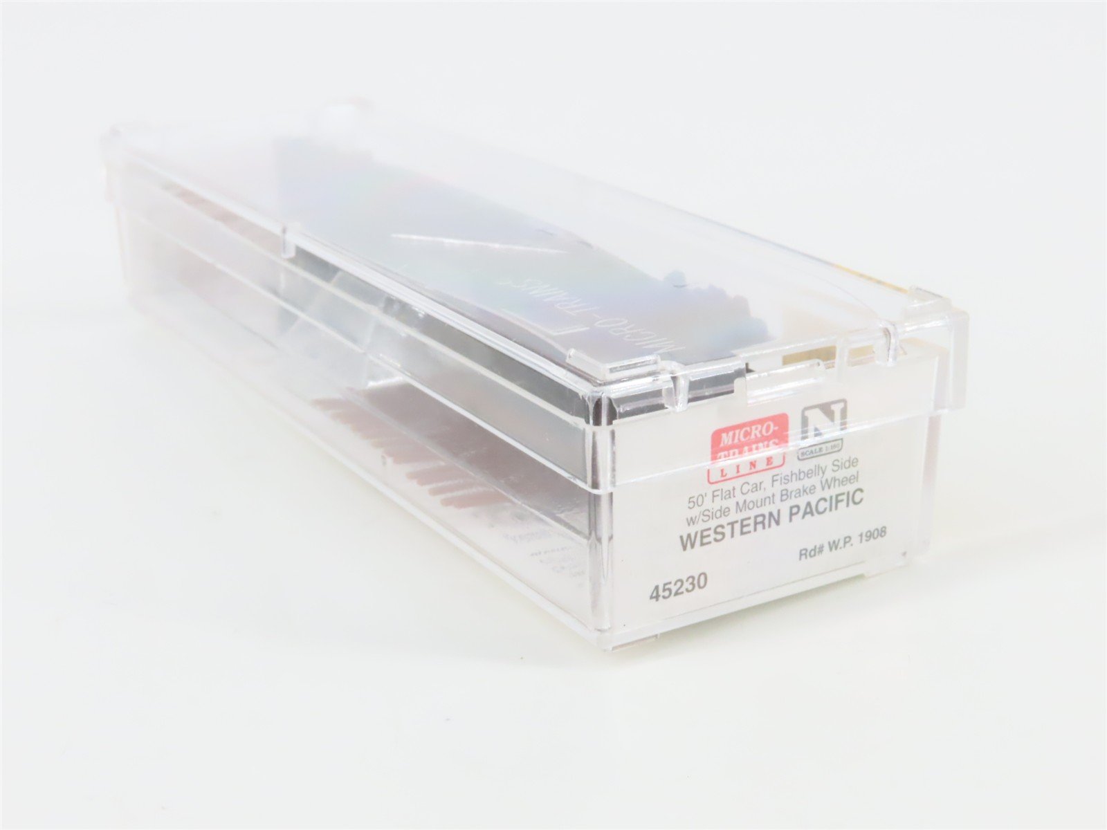 N Scale Micro-Trains 45230 WP Western Pacific 50' Flat Car 1908 RTR