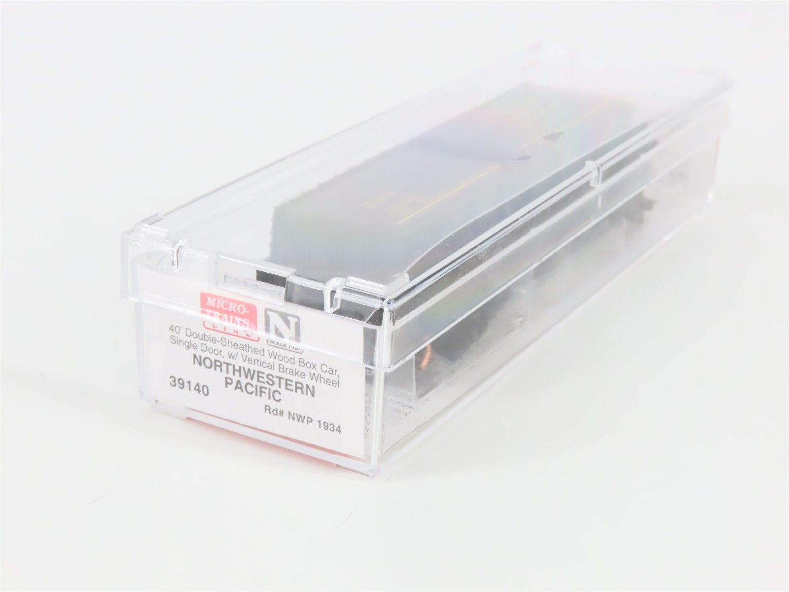 N Scale Micro-Trains 39140 NWP Northwestern Pacific 40' Box Car 1934 RTR