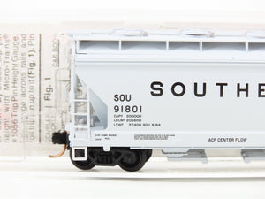 N Scale Micro-Trains 92120 SOU Southern 2-Bay Covered Hopper 91801 RTR