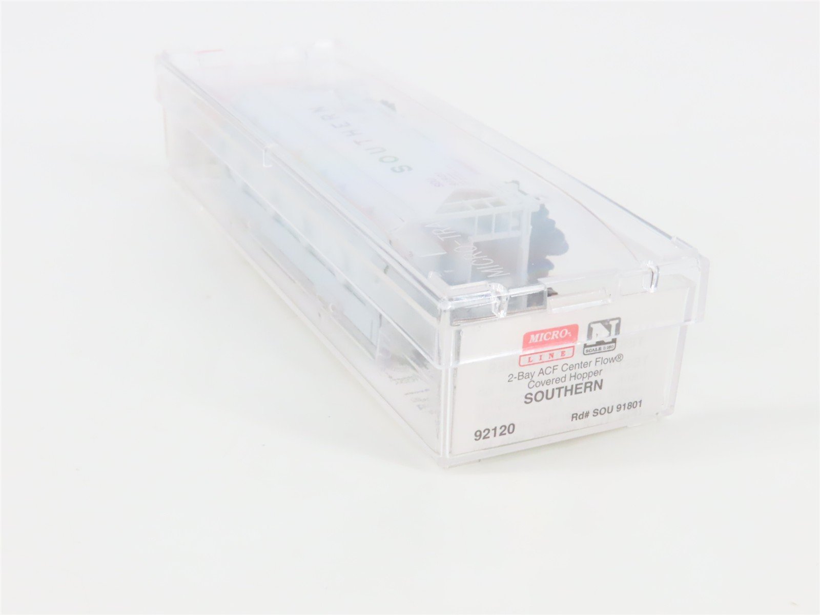 N Scale Micro-Trains 92120 SOU Southern 2-Bay Covered Hopper 91801 RTR