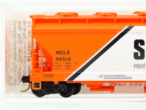 N Scale Micro-Trains 93040 NCLX Sclair 3-Bay Covered Hopper 46512 RTR