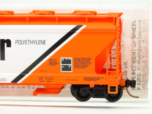 N Scale Micro-Trains 93040 NCLX Sclair 3-Bay Covered Hopper 46512 RTR