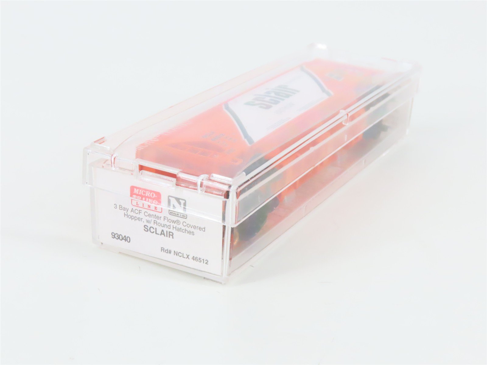 N Scale Micro-Trains 93040 NCLX Sclair 3-Bay Covered Hopper 46512 RTR