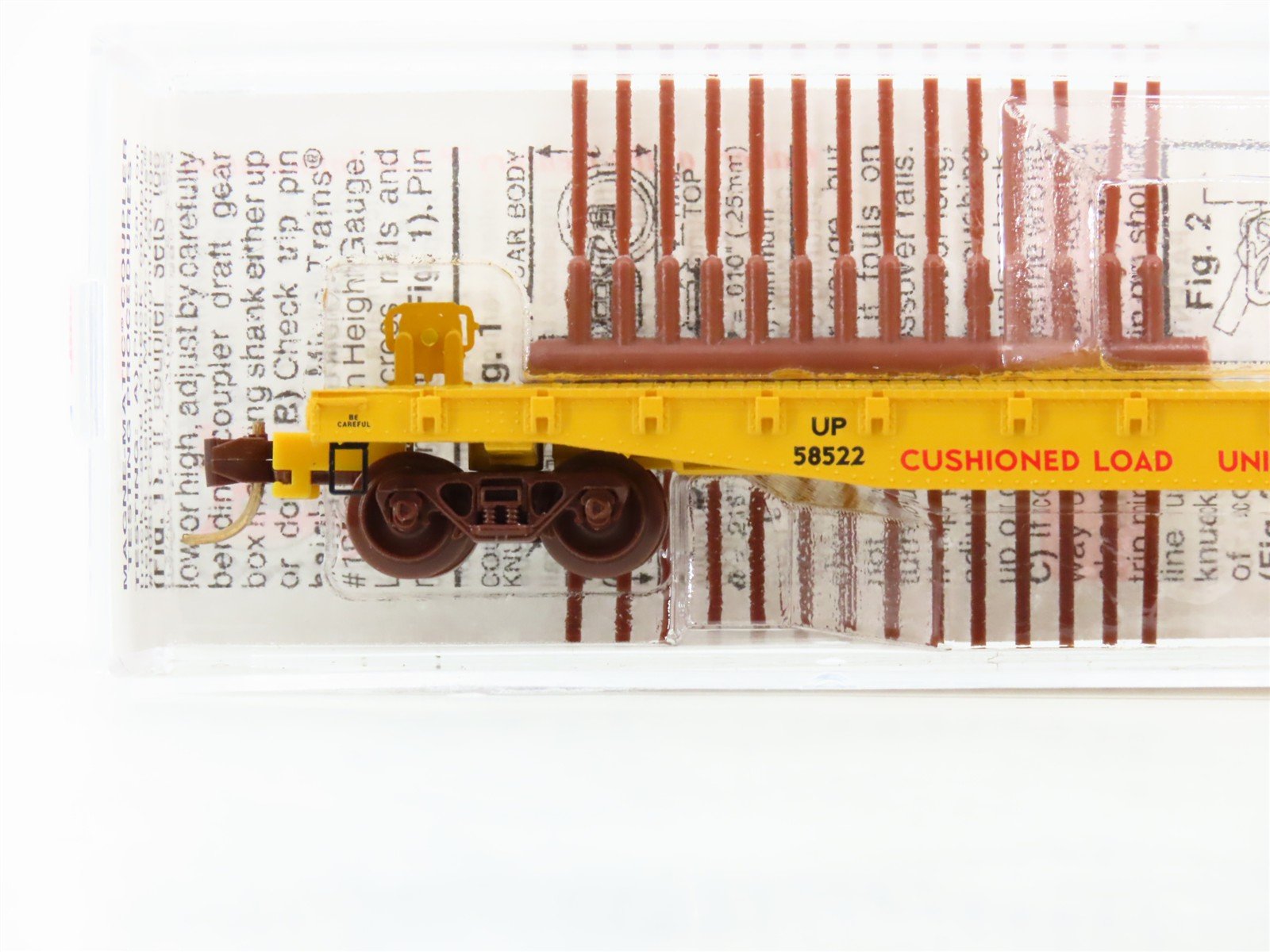 N Scale Micro-Trains 45070 UP Union Pacific 50' Flat Car 58522 RTR