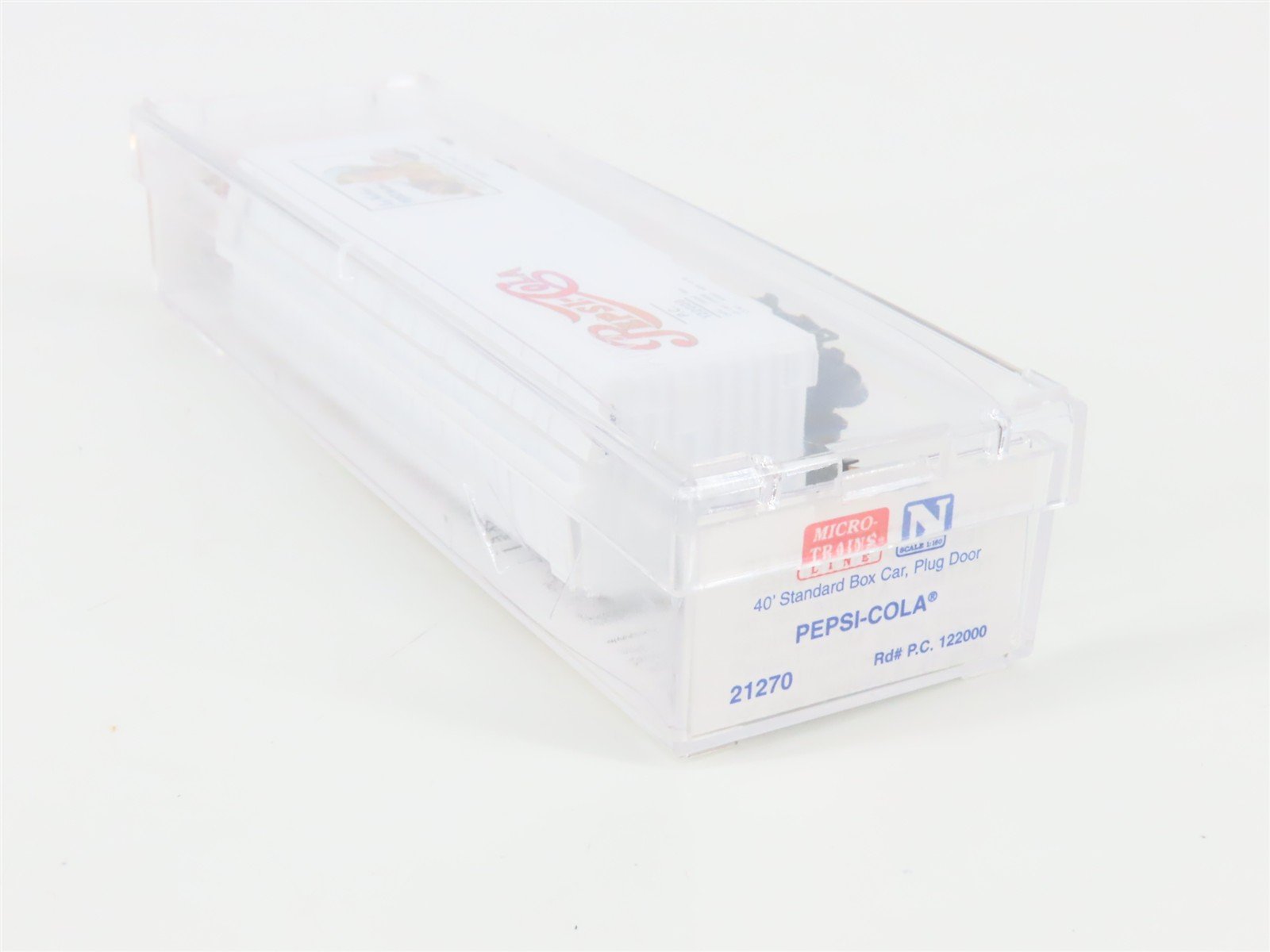 N Scale Micro-Trains 21270 PC Pepsi-Cola 40' Plug Door Box Car 122000 RTR
