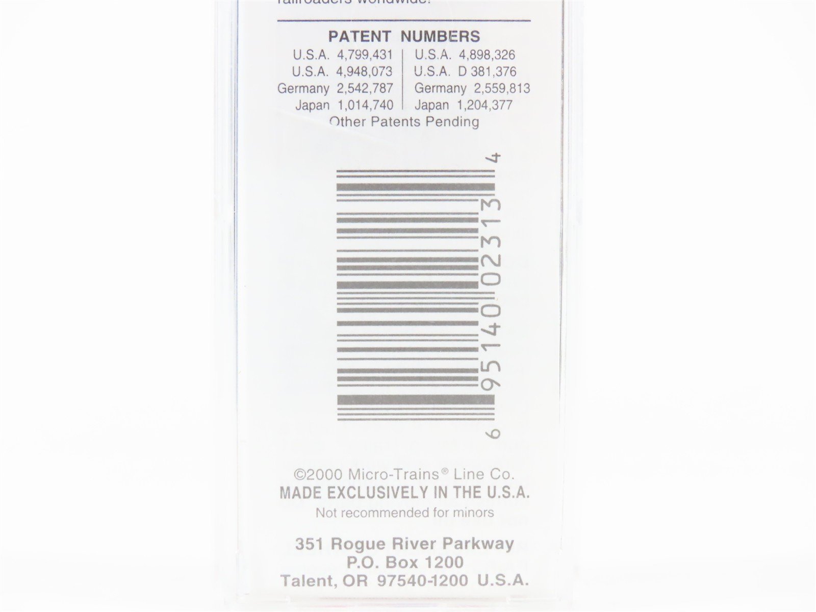 N Scale Micro-Trains 20150 PHD Port Huron & Detroit 40' Box Car 1305 RTR