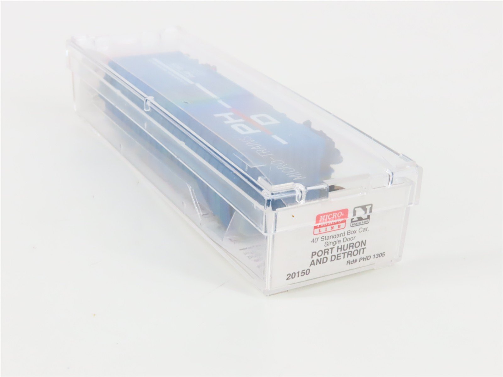 N Scale Micro-Trains 20150 PHD Port Huron & Detroit 40' Box Car 1305 RTR