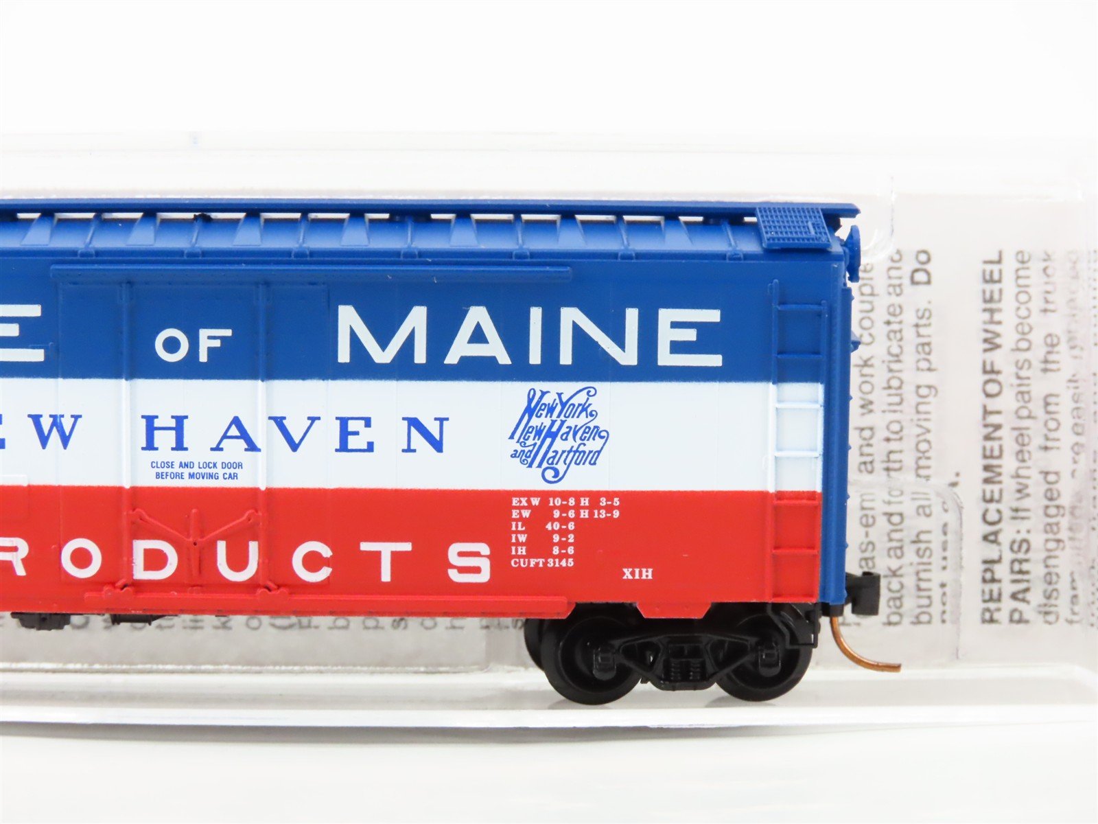 N Scale Micro-Trains 21160 NH New York, New Haven & Hartford 40' Box Car RTR
