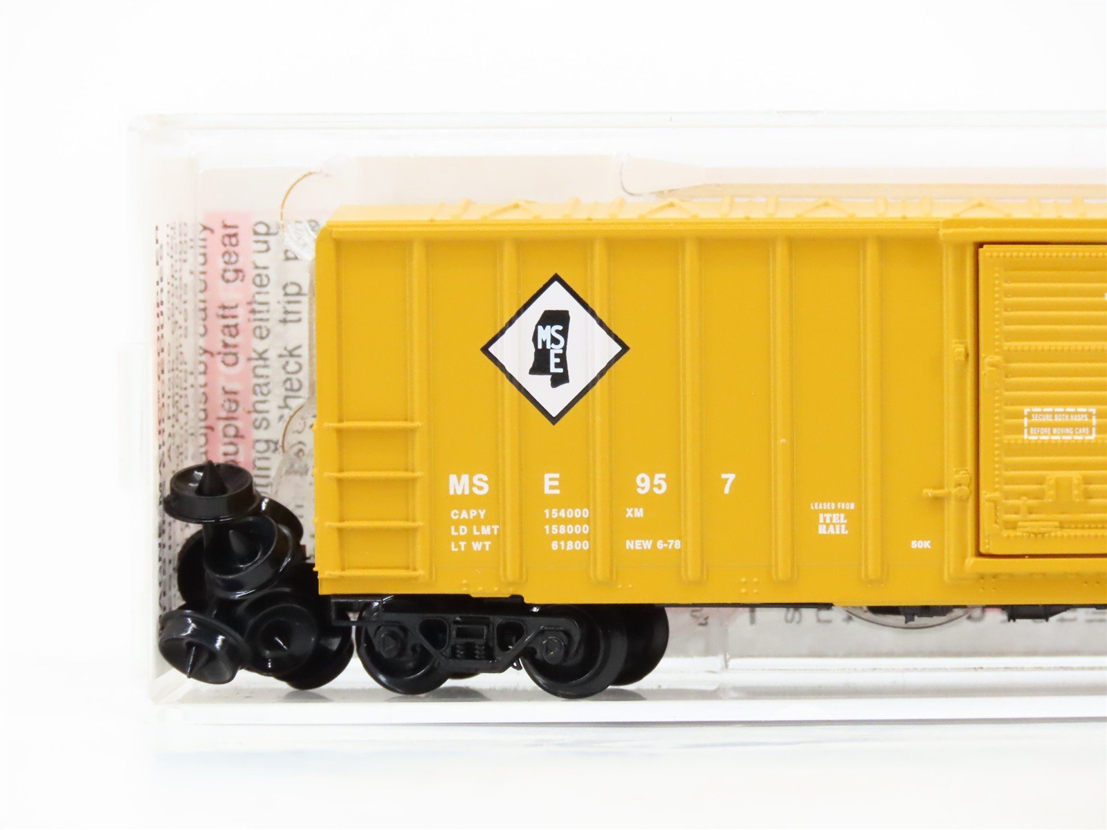 N Scale Micro-Trains 25460 MSE Mississippi Export Railroad 50' Box Car 957 RTR
