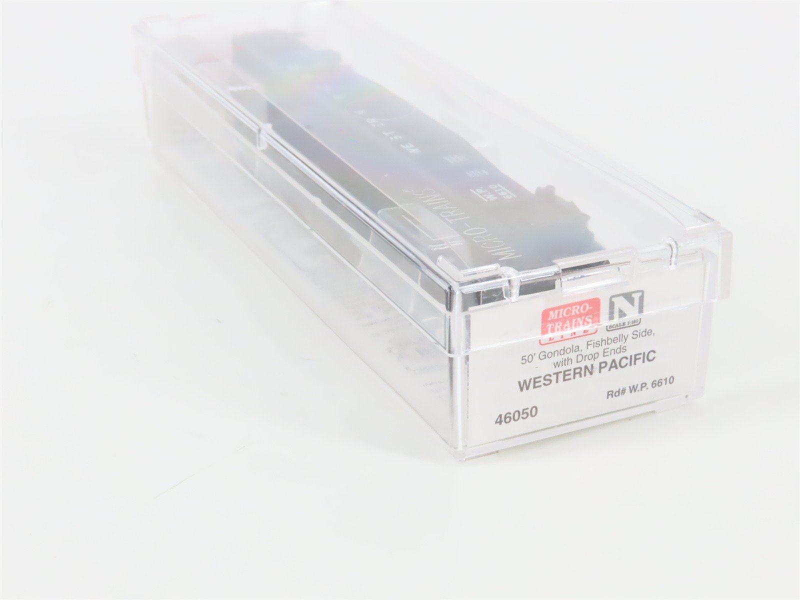 N Scale Micro-Trains 46050 WP Western Pacific 50' Gondola 6610 RTR
