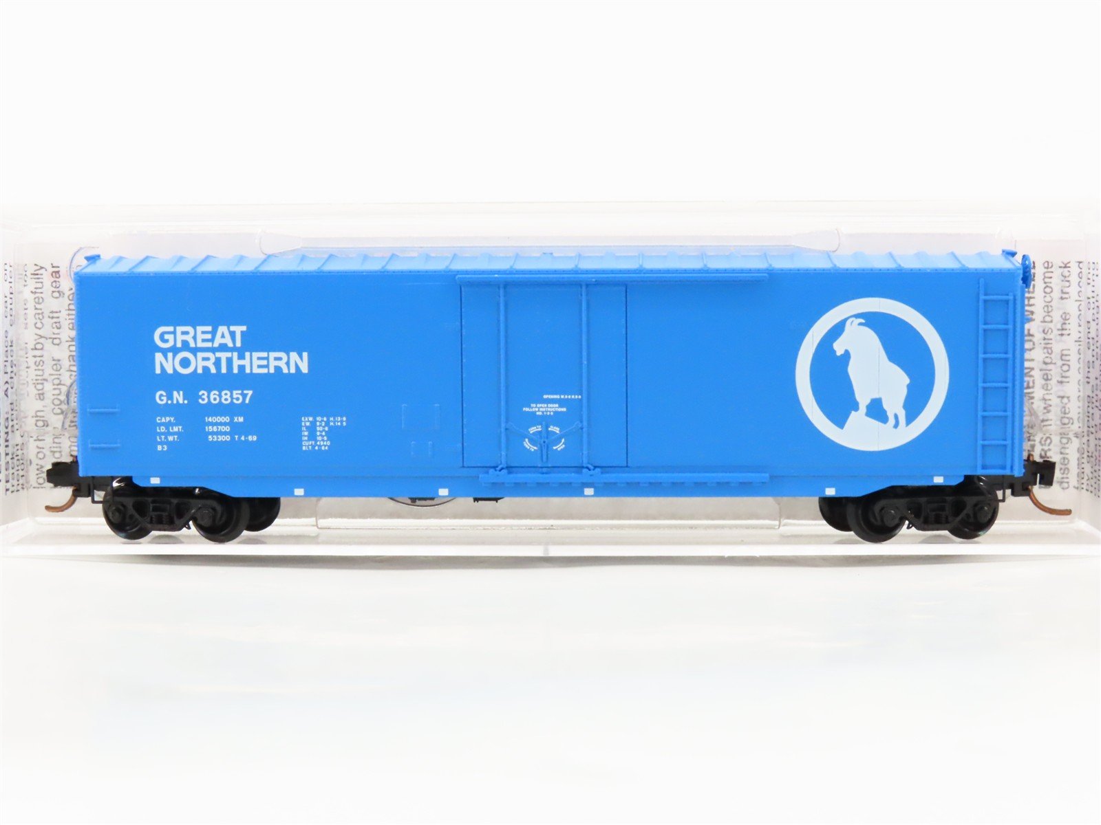 N Scale Micro-Trains 38270 GN Great Northern 50' Box Car 36857 RTR
