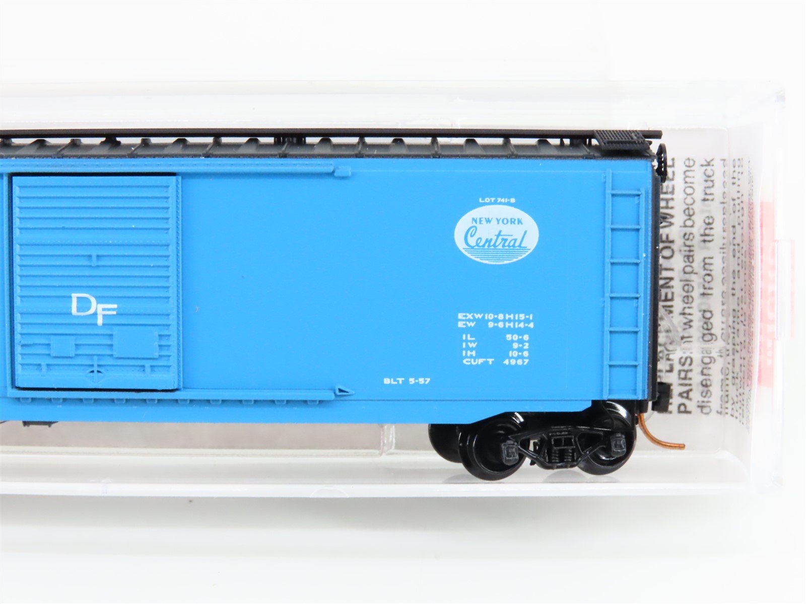 N Scale Micro-Trains 31310 NYC New York Central 50' Box Car 92101 RTR