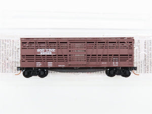 N Scale Micro-Trains 35140 Soo Line 40' Stock/Cattle Car 29628 RTR