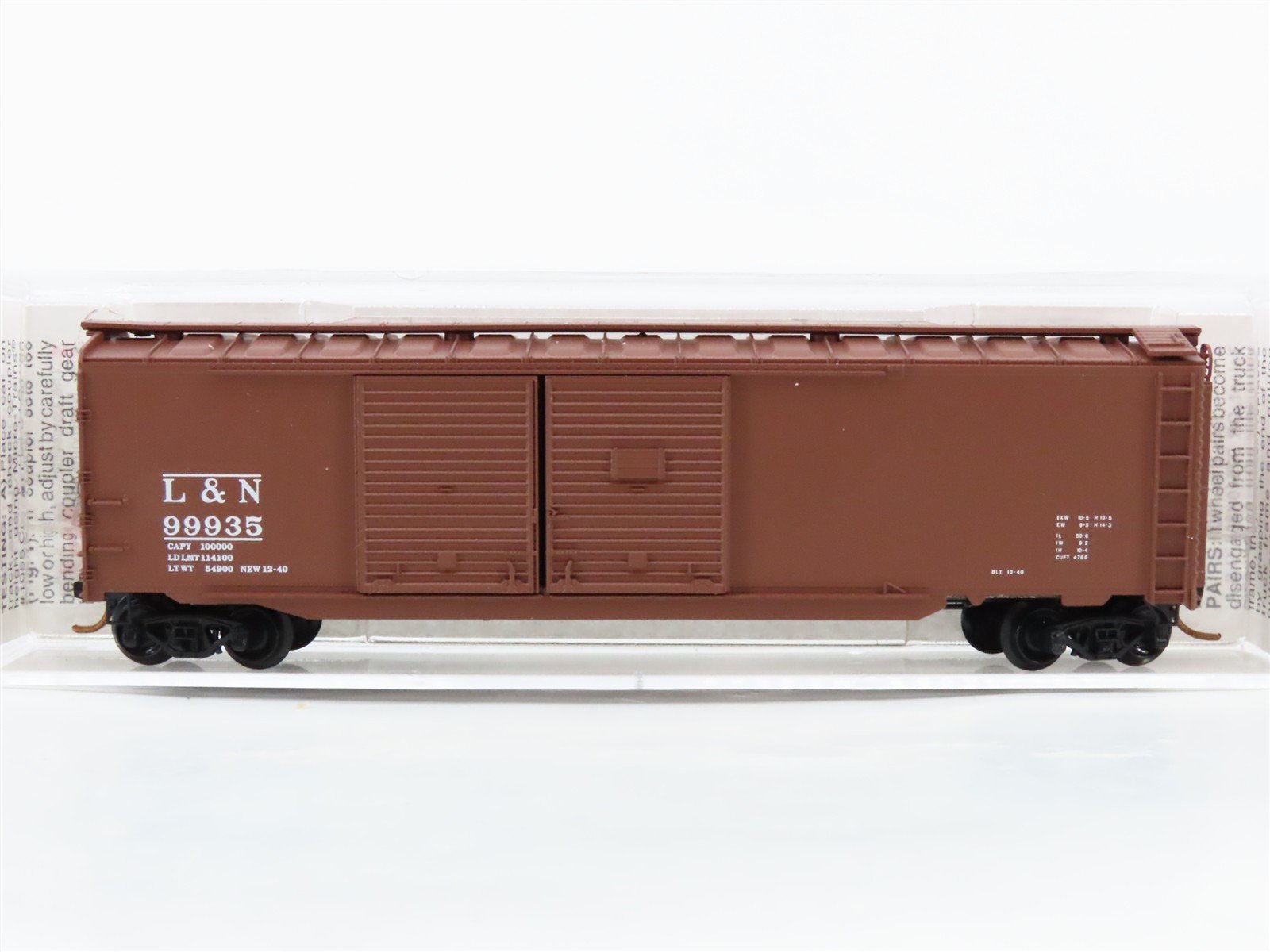 N Scale Micro-Trains 78080 L&N Louisville & Nashville 50' Auto Box Car 99935 RTR