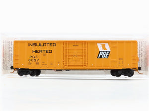 N Scale Micro-Trains 27280 PGE Pacific Great Eastern 50' Box Car 8027 RTR