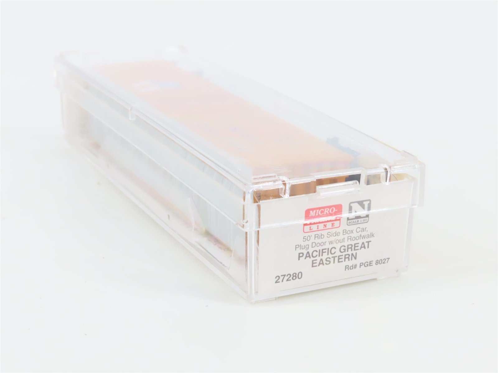 N Scale Micro-Trains 27280 PGE Pacific Great Eastern 50' Box Car 8027 RTR