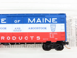 N Scale Micro-Trains 21020 BAR Bangor & Aroostook 40' Plug Door Box Car 2245 RTR