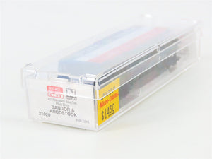 N Scale Micro-Trains 21020 BAR Bangor & Aroostook 40' Plug Door Box Car 2245 RTR