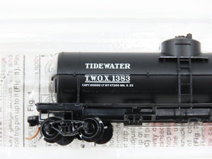 N Scale Micro-Trains 65480 TWOX Tide Water Oil Company 39' Tank Car 1383 RTR