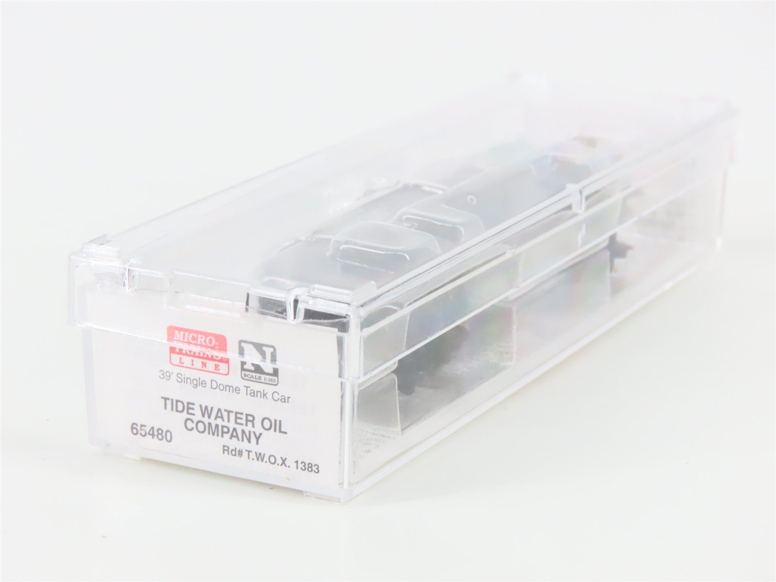 N Scale Micro-Trains 65480 TWOX Tide Water Oil Company 39' Tank Car 1383 RTR