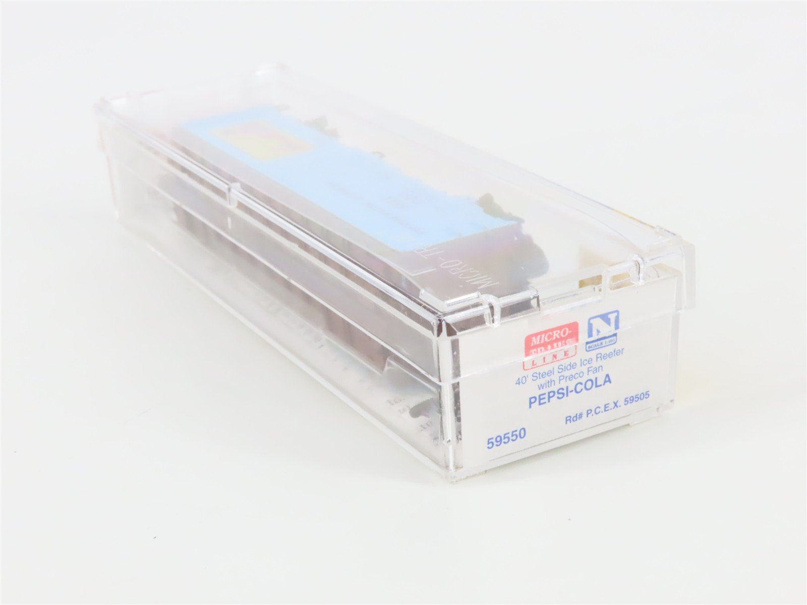 N Scale Micro-Trains 59550 PCEX Pepsi-Cola 40' Ice Reefer 59505 RTR