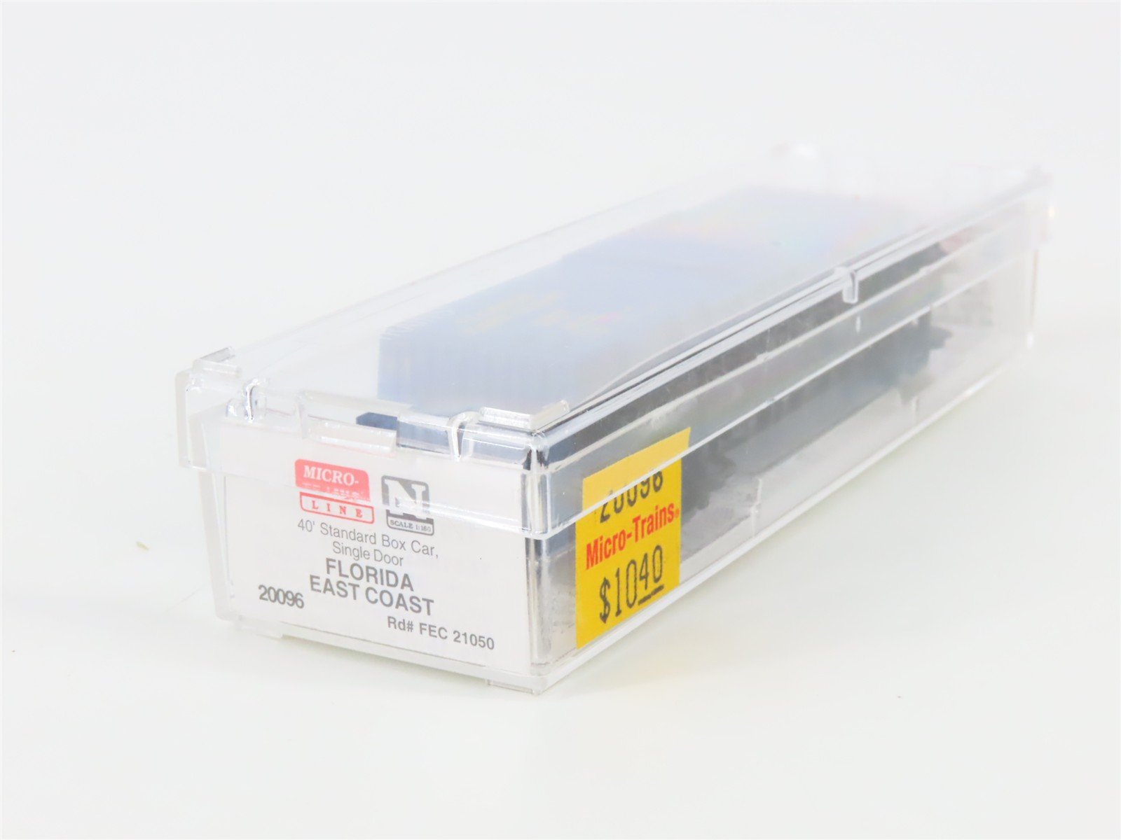 N Scale Micro-Trains 20096 FEC Florida East Coast 40' Box Car 21050 RTR