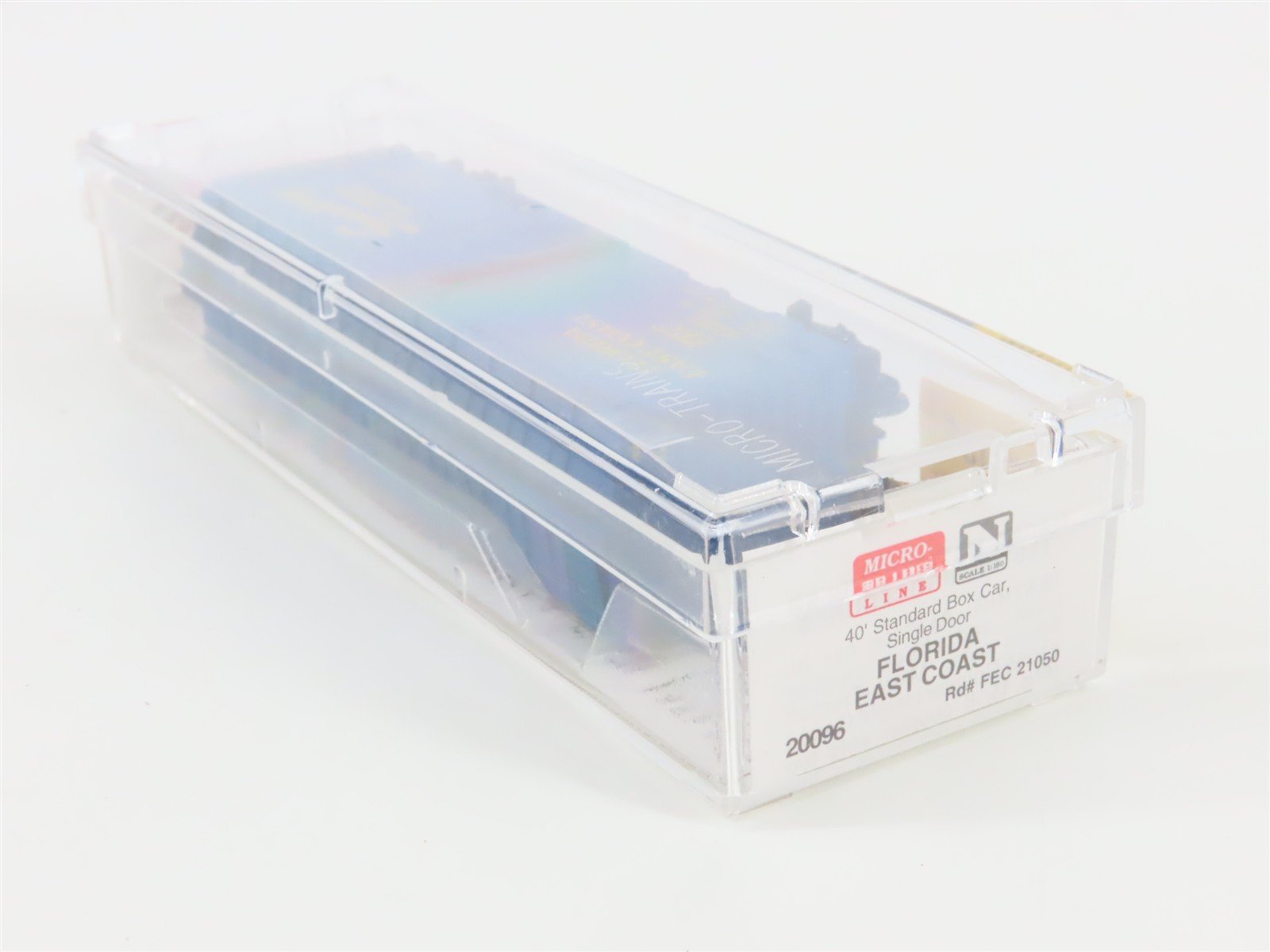N Scale Micro-Trains 20096 FEC Florida East Coast 40' Box Car 21050 RTR
