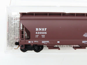 N Scale Micro-Trains 94180 BNSF Railway 3-Bay Covered Hopper 420505 RTR