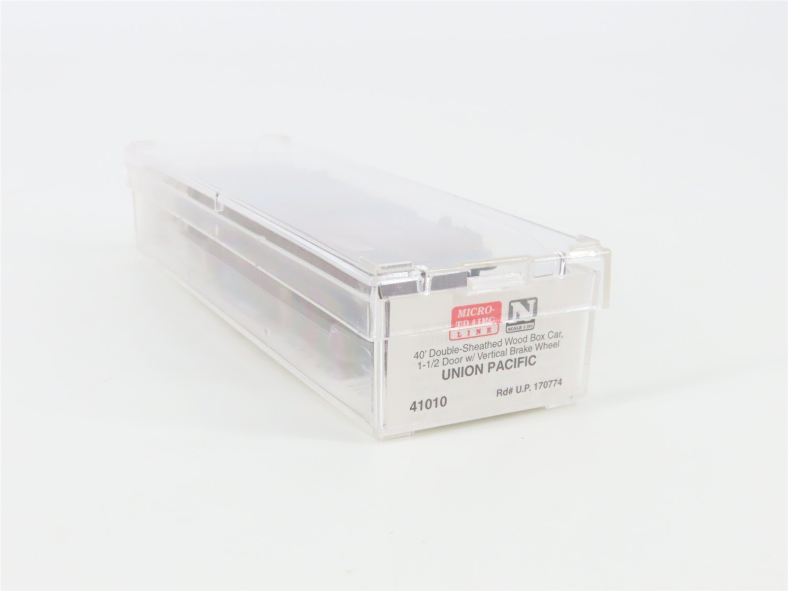 N Scale Micro-Trains 41010 UP Union Pacific 40' Double-Sheathed Wood Box Car RTR