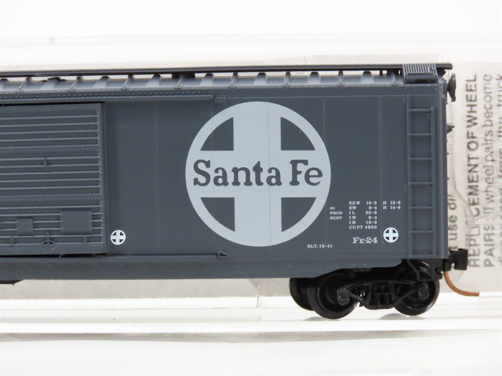 N Scale Micro-Trains 34250 ATSF Santa Fe 50' Box Car 4336 RTR