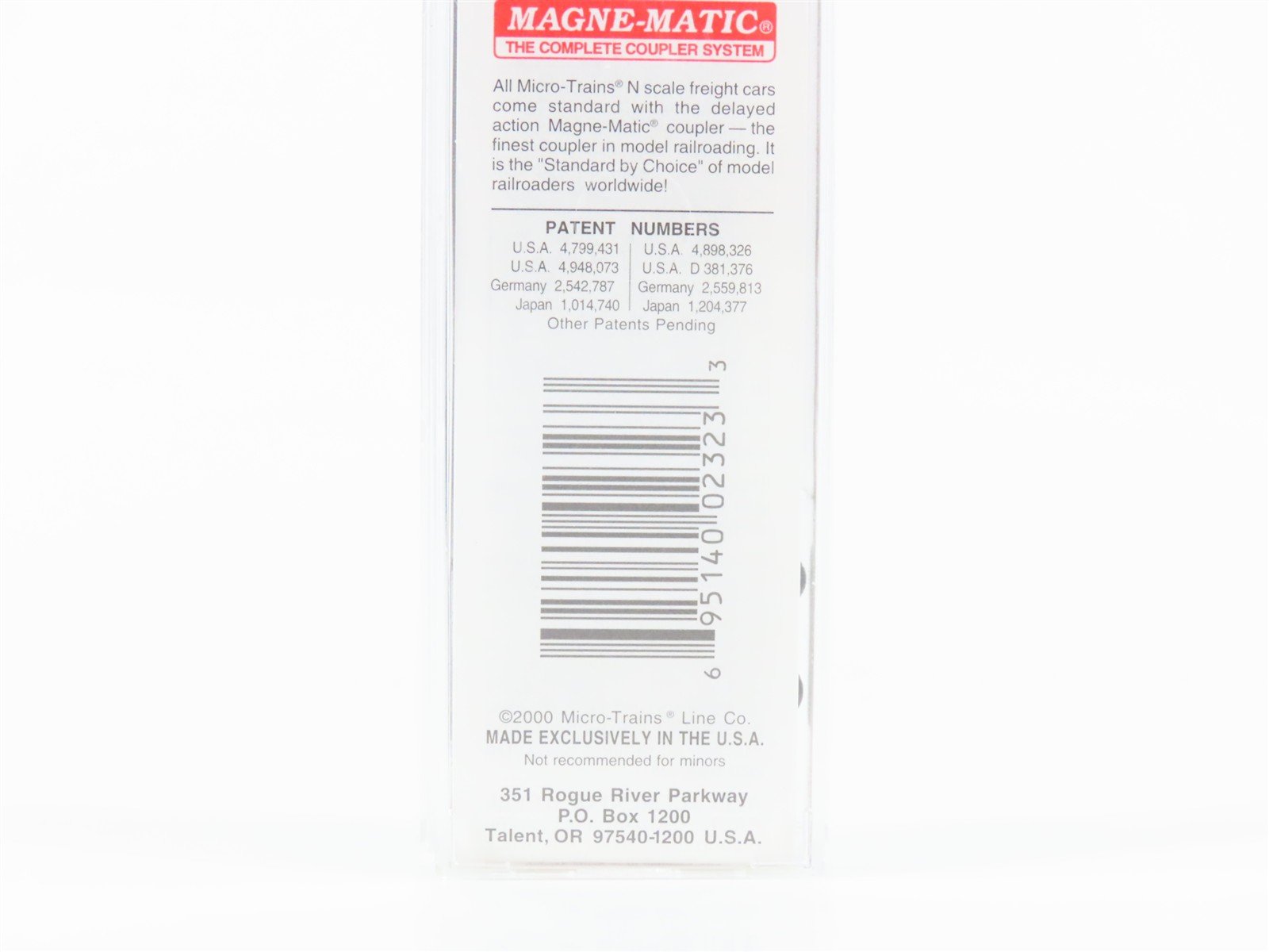 N Scale Micro-Trains 34250 ATSF Santa Fe 50' Box Car 4336 RTR