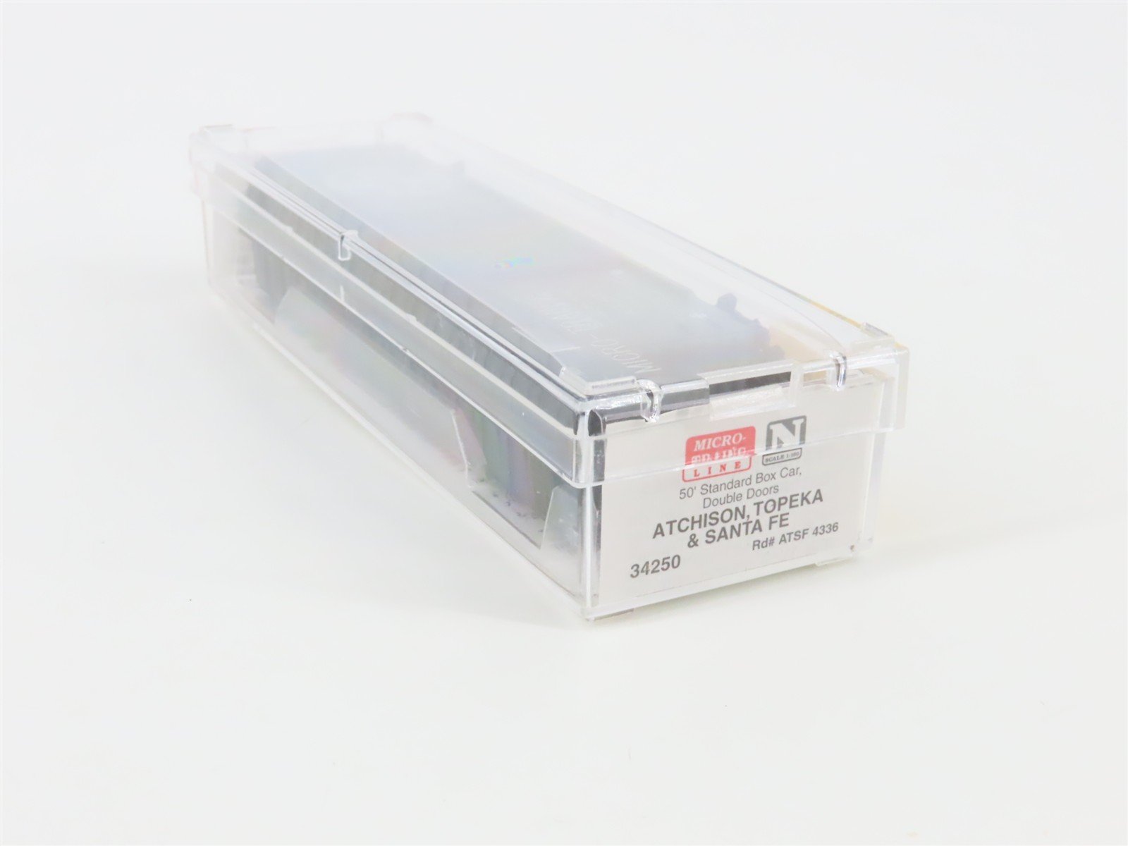 N Scale Micro-Trains 34250 ATSF Santa Fe 50' Box Car 4336 RTR