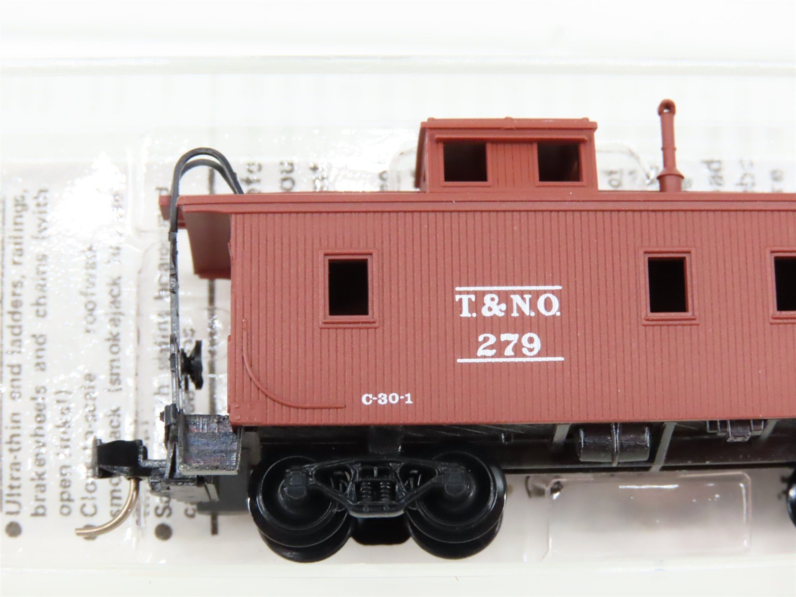 N Scale Micro-Trains 50210 Texas & New Orleans 34' Wood-Sheathed Caboose RTR