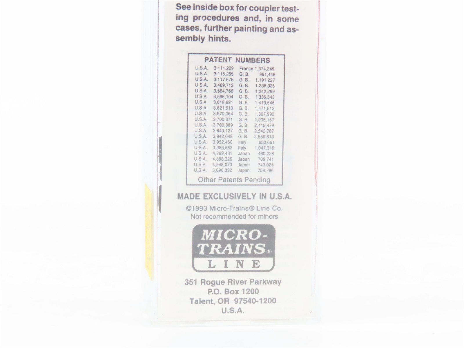 N Scale Micro-Trains 23200 GN Great Northern 40' Box Car 3249 RTR