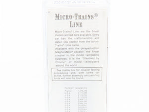 N Scale Micro-Trains 29030 NP Northern Pacific 40' Box Car 8002 RTR