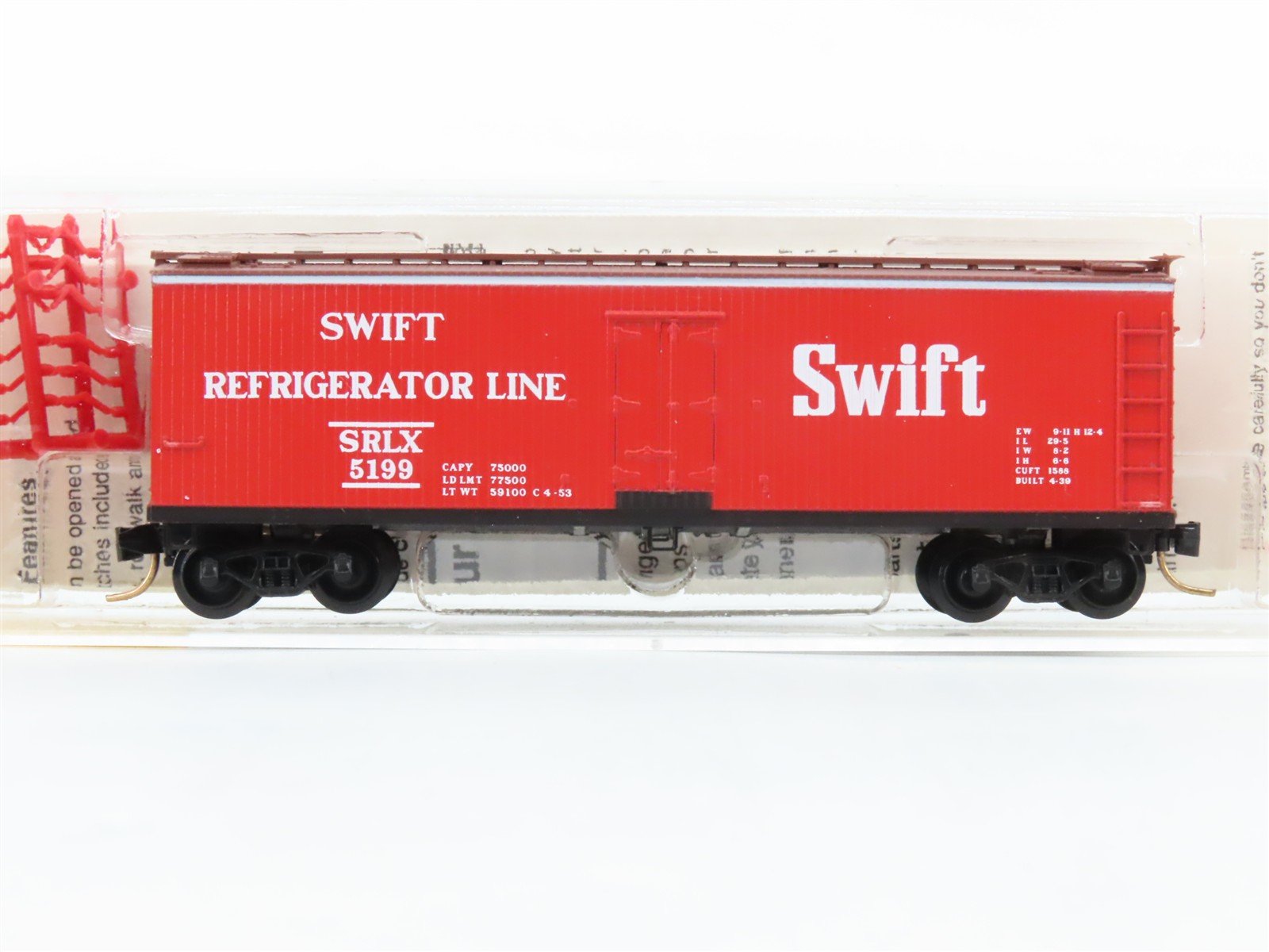 N Scale Micro-Trains 49400 SRLX Swift Refrigerator Line 40' Reefer 5199 RTR