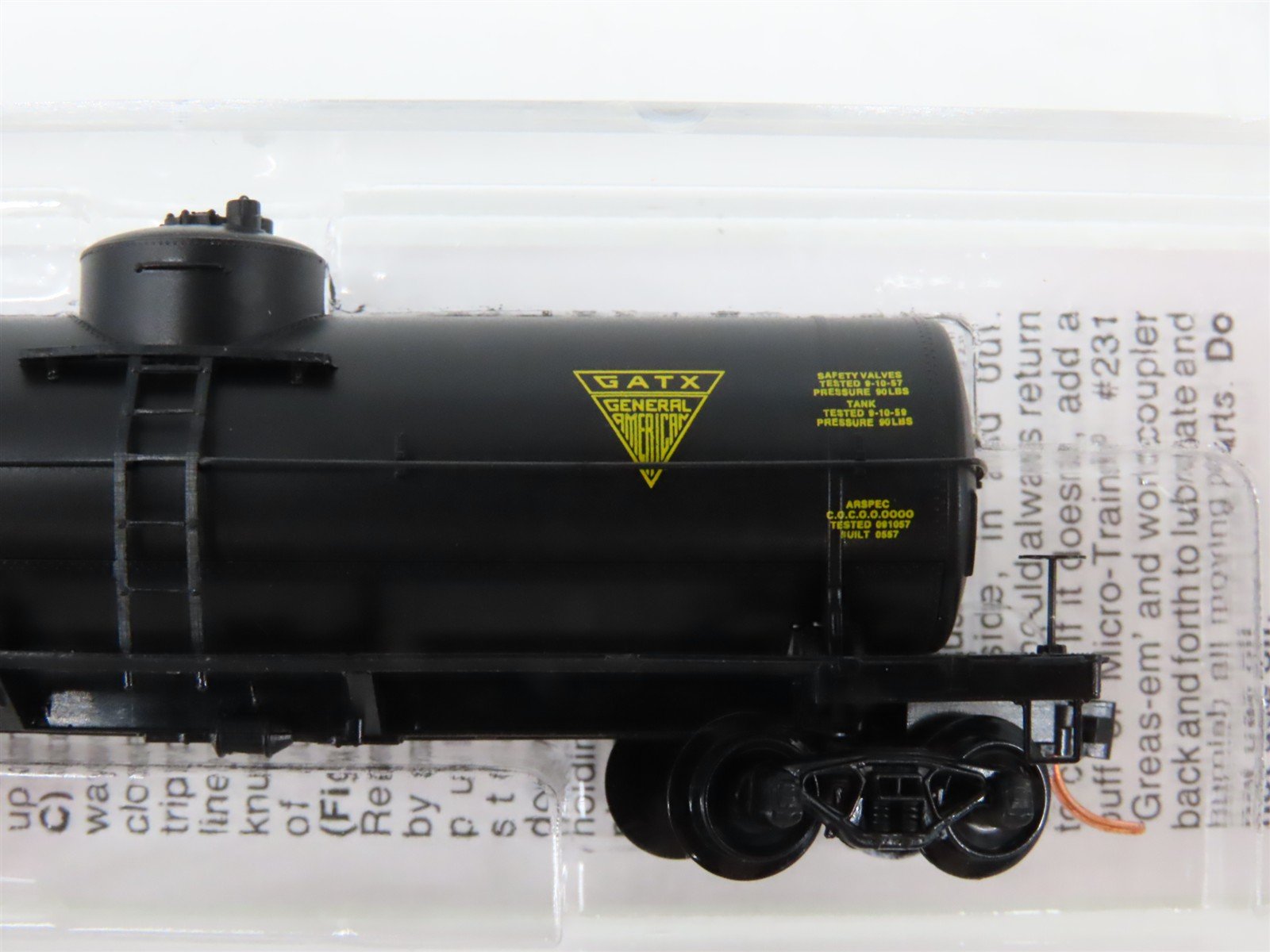 N Scale Micro-Trains 65040 General American Tank Car Company 39' Tank Car RTR